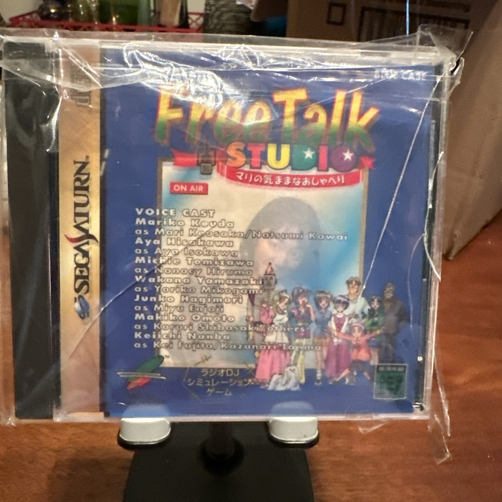Free Talk Studio Mari no Kimama na O-Shaberi Sega Saturn Japanese Import SEGA